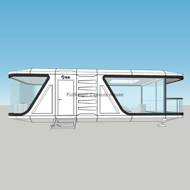 FULLKING Space Capsule House Производство с одной спальней + одной ванной комнатой + одним балконом