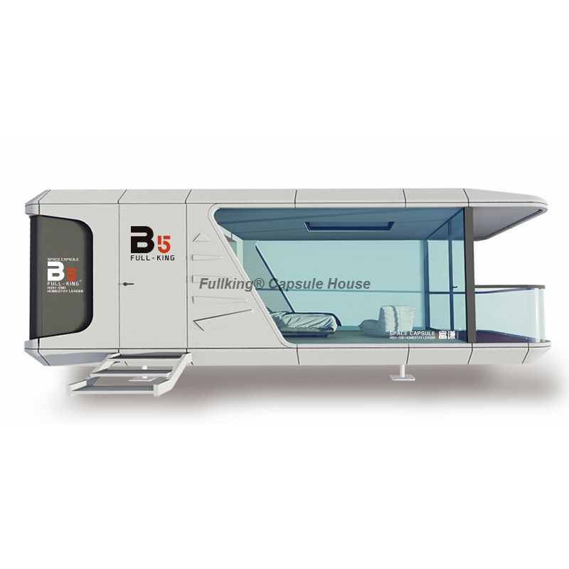 Полный король B5 Camping Capsule: Scenic Area Special, 270 ° View + Balcony Bar