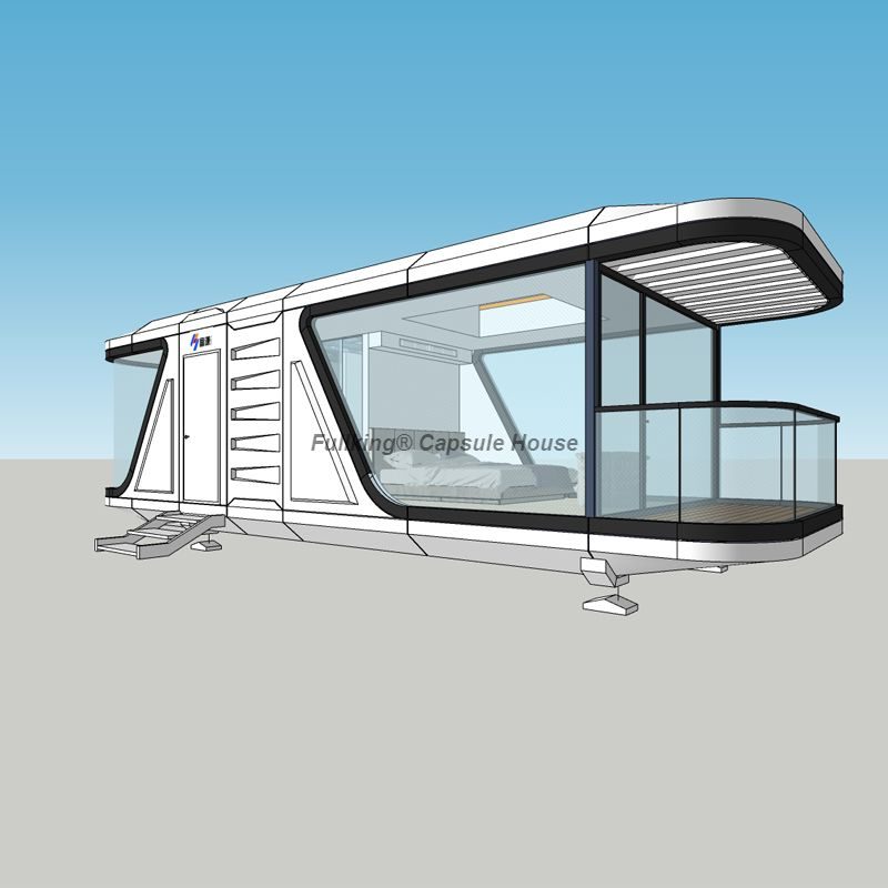 FULLKING Space Capsule House Производство с одной спальней + одной ванной комнатой + одним балконом