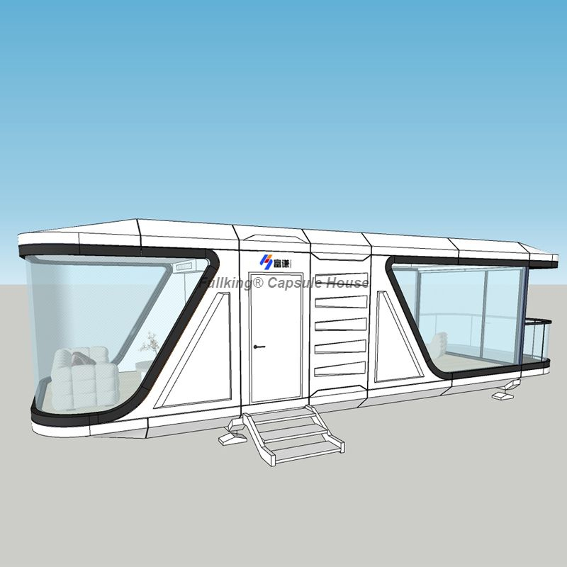 FULLKING Space Capsule House Производство с одной спальней + одной ванной комнатой + одним балконом
