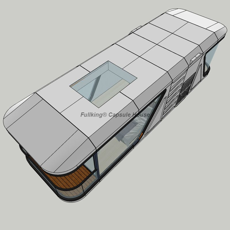 FULLKING Space Capsule House Производство с одной спальней + одной ванной комнатой + одним балконом